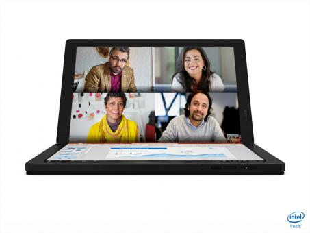 Lenovo unveiled the world's first flexible tablet