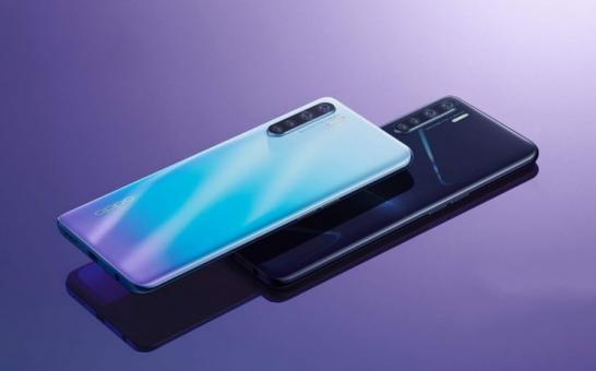 Oppo F15 has a quad-camera and a screen with a fingerprint scanner